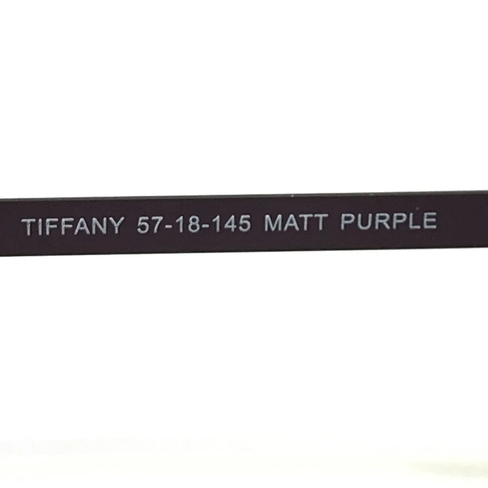 Chic Eyeglasses Frames TIFFANYPACE TORT MATT PURPLE Cat Eye Half Rim 57-18-145